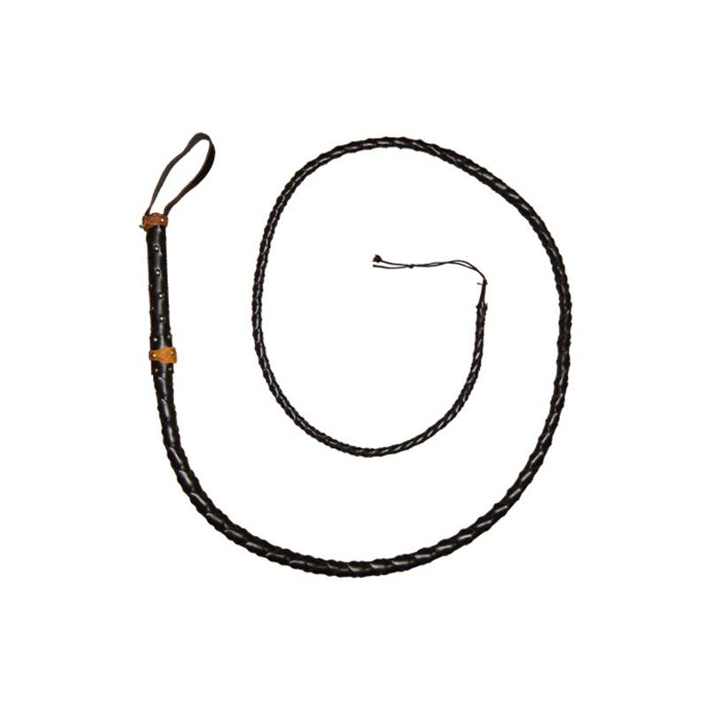 Leather whip,model 4 Long 268 cms.
