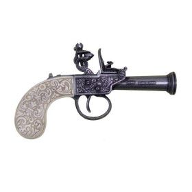 Antigua pistola inglesa parata, año 1798 - 1