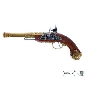 Pistola , Índia s.XVIII, modelo 1 - 1