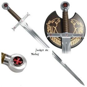 Épée templaria Jacques de Molay - 1