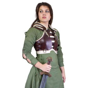 Armure féminine rogue, armure en cuir LARP  - 5