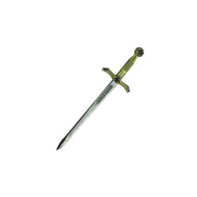 Mini Espada Templaria dourada  - 2