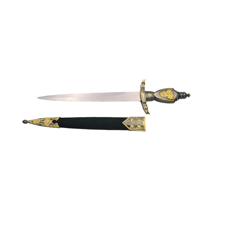 Medieval dagger with sheath  - 3