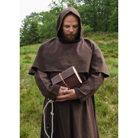 Monk Benedikt Costume, Brun  - 1