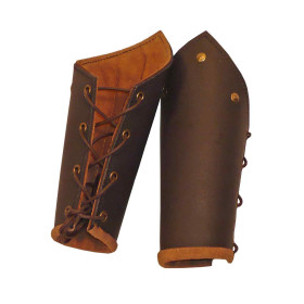Leather protection for forearm protection  - 1