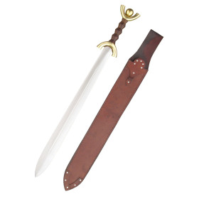 Functional Celtic sword with sheath
