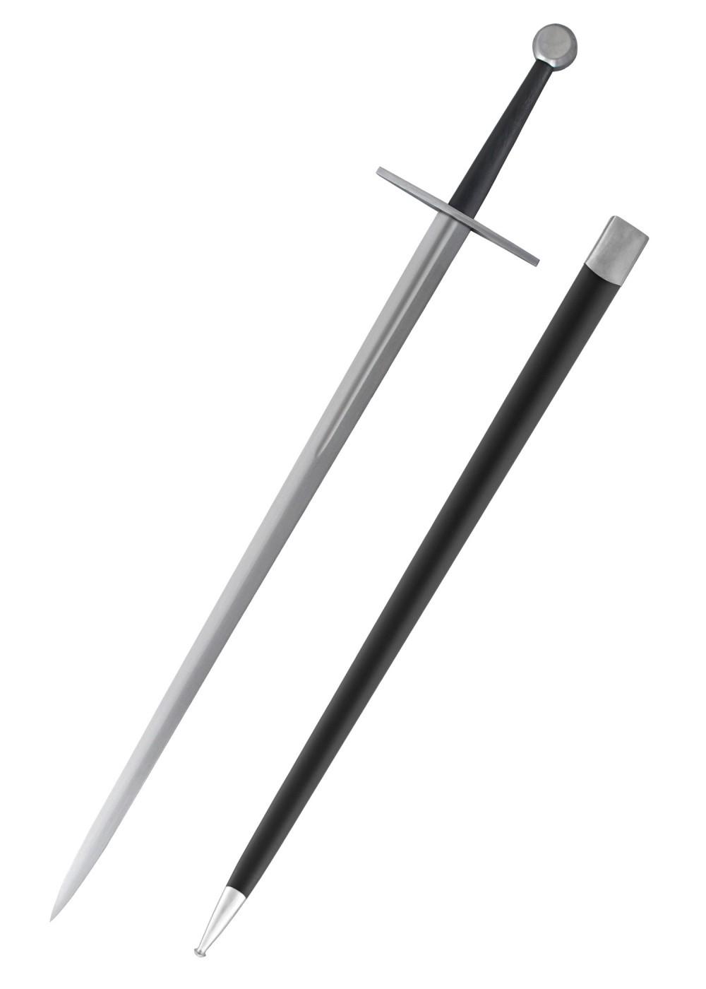 Functional Bastard Sword with Sheath The carefully controlled heat