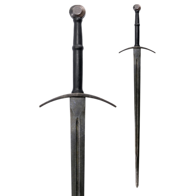 Bastard Sword, Hand-and-a-half Sword with scabbard  - 9