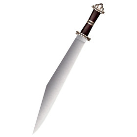 Functional Damascus Saxon Sword with sheath  - 3