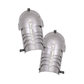 Steel shoulder plates, 16G, pair  - 7