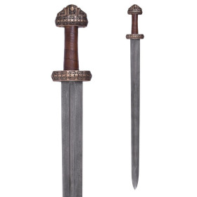 Épée de Viking avec la gaine, Damas d’acier
