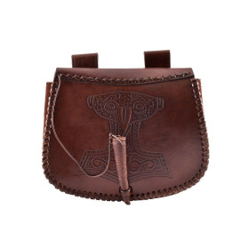 Viking pocket in leather  - 15
