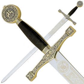 Excalibur sword in black and gold  - 5