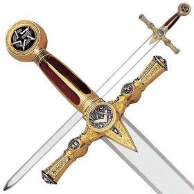 Espada de los masones en Oro  - 6