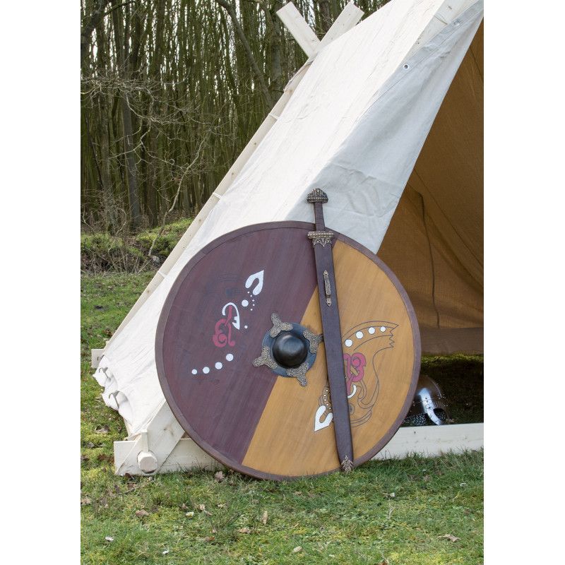 Viking shield wood  - 6