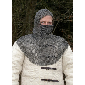 Hood of knitted fabric with protector  - 4