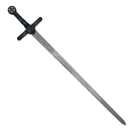 Épée templière avec croix sans fourreau - 3