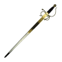 Espada natural Colada Cid, dourada - 2