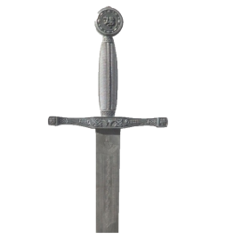 Épée Excalibur rustique sans fourreau  - 3