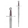 Espada medieval de uma mão com bainha de couro, cega prática, SK-B - 4