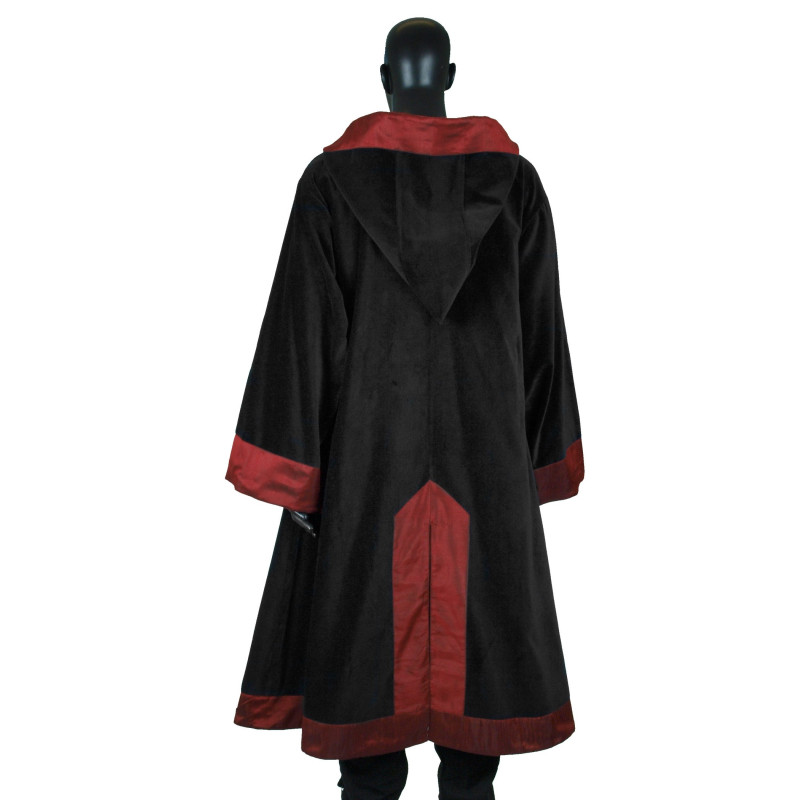 Medieval tunic, black/red, LARP Clothing  - 3