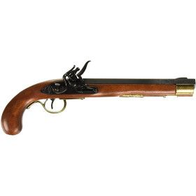 Pistola Kentucky dourada, seculo.XIX - 2