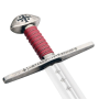 Functional Templar sword with sheath - 6