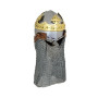 Capacete de Robert o Bruce, bascineto medieval com aventail, 1,6 mm de aço  - 3