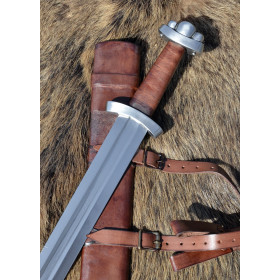 Viking Sword Dybäck con Sheath, Steel Damascus  - 2