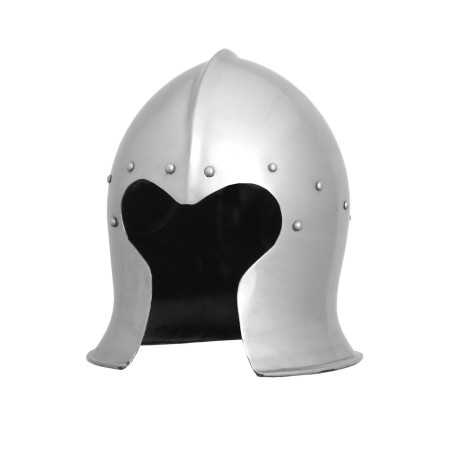 Italian Bascinet, Barbute helmet, about 1470, 2 mm steel  - 1