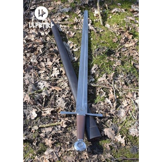 Espada medieval de uma mão com bainha de couro, cega prática, SK-B - 3