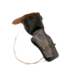 Leather holster for revolver  - 1