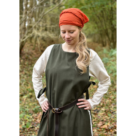 Vestido / Overdress Medieval Klara - verde  - 2