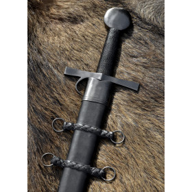 Espada medieval milanesa tardía con protector de dedos, ca. 1432 d.C.  - 3
