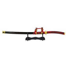 Tachi Samurai preto e vermelho  - 1