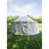 Knights Tent Burgund, 5 x 8 m, 425 g/m², natural colour, medieval tent - 3