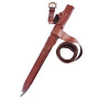 Sheath with belt and brass buckle for viking sword, short version - 2