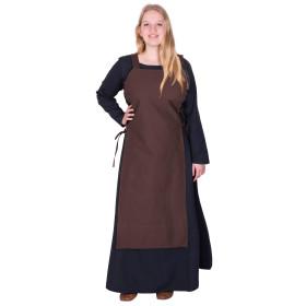 Vestido Avental Viking, Overdress Tinna, marrom  - 1