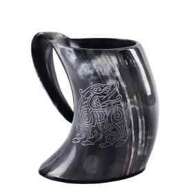 Horn Beer Mug / Tankard - Dragon  - 1
