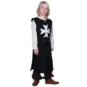 Hospitable Tabardo / Alexander Overcoat for Children, black/natural color  - 1