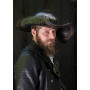 Pirata Tricorn, var. tamanhos, preto  - 1