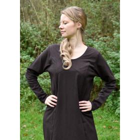 Vestido Medieval Rebecca, castanho escuro  - 1