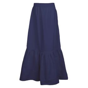 Falda baja medieval, azul  - 1
