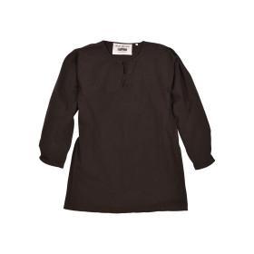 Basic Medieval Gunther Tunic, long sleeve, brown  - 1