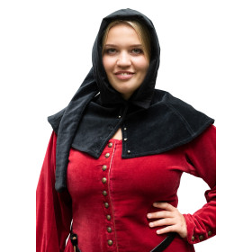 Mirella Medieval Velvet Hood  - 1