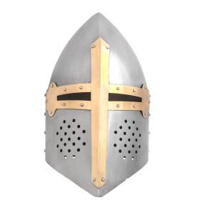 Helm SugarLoaf Medieval Helmet Crusader Knight Calibre 16  - 7