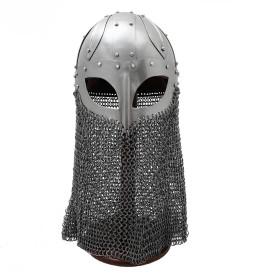 Viking Spectacle helmet with mesh quota Butted Camail caliber 16  - 7