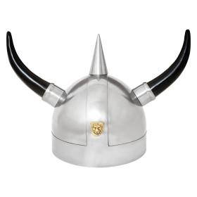 Fancy Viking steel helmet with 20mm caliber horns  - 5