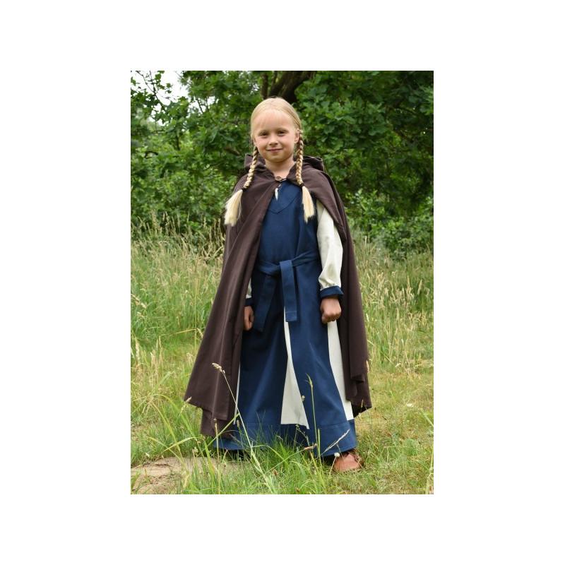 Paul Medieval Mantle for Children, brown  - 2