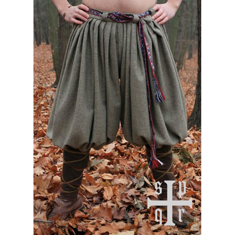 Viking pants, fishbone, brown  - 1